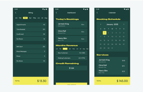 Eco-friendly mobile app interface